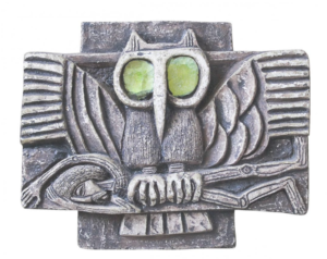 Owl-Fate, 1969 Ceramic by Halyna Sevruk