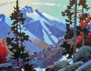 High Tonquin, 2004 Acrylic on canvas 11 x 14 inches by Robert Genn (1936 - 2014) 