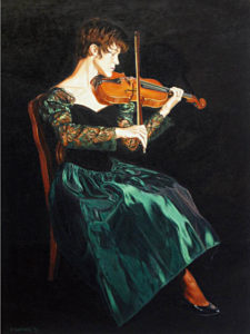 The Soloist, (n.d) Oil on canvas by Ron Sanders
