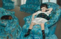 Little Girl in a Blue Armchair, 1878
Oil on canvas
89.5 x 129.8 cm 
by Mary Cassatt (1844 - 1926)