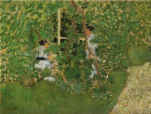 La Charmille, 1901 Oil on panel 11 by 14 3/8 inches by Pierre Bonnard