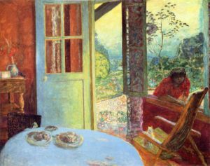 The Dining Room in the Country, 1913 Oil on canvas 64 in × 797 inches by Pierre Bonnard (1867 - 1947) 
