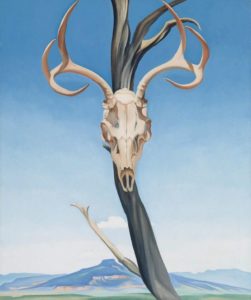 Deer's Skull with Pedernal Georgia O'Keeffe, 1936 Oil on canvas 36 x 30 1/8 inches by GEorgia O'Keeffe