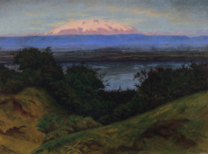 Hekla úr Laugardal / Mt.Hekla from Laugardalur,1922 Olíumálverk/Oil 96.5 x 128 cm by Þórarinn B. Þorláksson