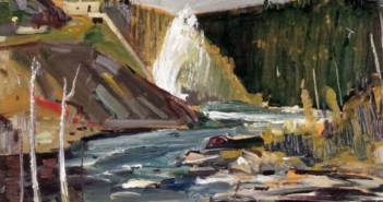 Montreal River, Blow Off at Cobalt, n.d.
Oil on board
by Lorne Bouchard